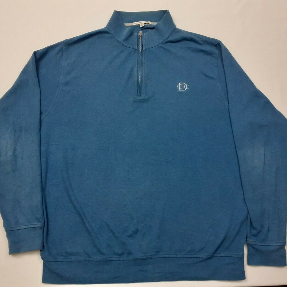 Peter Millar Golf Crewneck Pullover Sweater Large